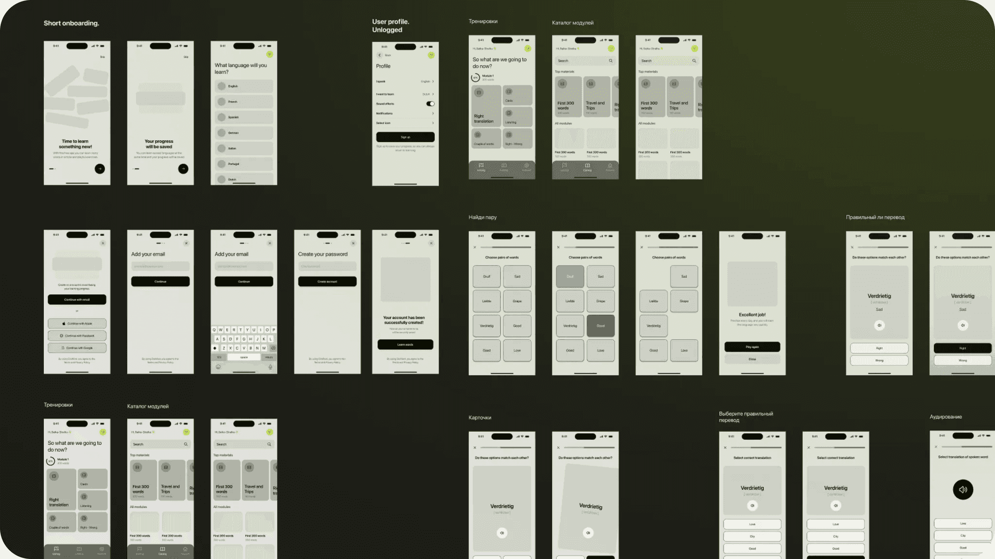 Wireframes